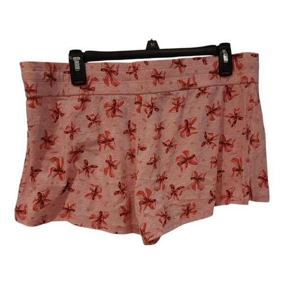 Disney Parks Authentic Minnie Mouse Ears Polka Dots Pink V Neck Pajama Set Short - Picture 10 of 16